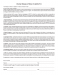 Alabama Volunteer Release and Waiver of Liability Form