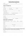 Georgia Rental Application